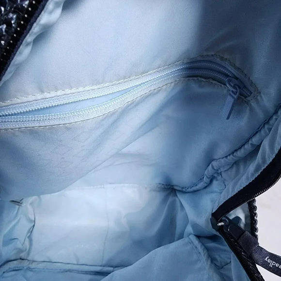 Vera Bradley Straw Mini Backpack Anchors Aweigh Nautical Beach Bag - Picture 8 of 11